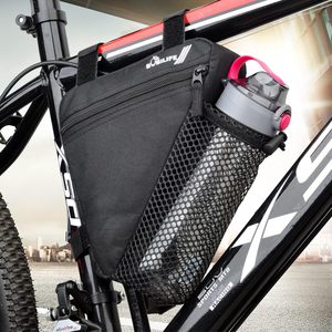 Muestra Gratuita, Bolsa de Bicicleta Multifuncional de Gran Capacidad, Ligera, Triangular, Impermeable, de Poliéster, para Ciclismo - Product Image 6