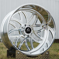 Roues de camion LH 8x6.5 8x170 6x5.5 5x5.5, roues de camion forgées 24x12 24x14 22x12 pour RAM Jeep Ford F-250 GMC Lexus GX Truck