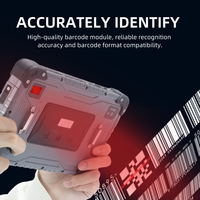 OEM S70R 10 "2.0Ghz 1000 Nit 10000mAh Android Tablet PC Lecteur RFID LUCKED Barcode Scanner Octa Core Processeur pour industriel
