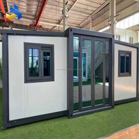 Casa Contenedor Prefabricada Modular de Madera Contemporánea de 40 pies para Uso de Oficina