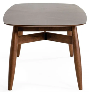 Table basse ronde en bois de manguier massif de Style antique pour table basse de bureau à domicile Table de restaurant d'hôtel - Product Image 1