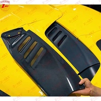 Z-ART Conduits d'aération de capot moteur en fibre de carbone autoclavée à sec, compatibles avec Ferrari F8 Spyder, pièces de tuning pour capot moteur