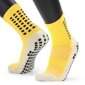 Zhejiang Zhuji-Calcetines de fútbol antideslizantes para hombre, calcetín de fútbol de élite, 100 algodón, nailon, deportivo, a la moda, venta al por mayor