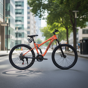 Bicicletta da Corsa MTB a 21 Velocità Direttamente dalla Fabbrica, Telaio in Acciaio ad Alto Tenore di Carbonio Saldato TIG, Forcella Ammortizzata da 42mm, Cerchi in Alluminio con Marcatura <span class=keywords><strong>Laser</strong></span> - Product Image 3