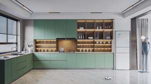 Sistema de Gabinetes de Cocina Modernos con Diseño Gratuito, Fregadero de Acero Inoxidable y Encimera de Mármol - Product Image 5