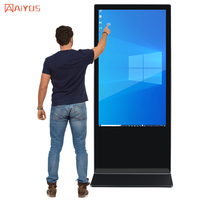 Kiosques Totem à Écran Tactile Lcd Wifi de 43 Pouces, Lecteur de Publicité d'Intérieur de 55 Pouces
