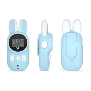 Walkie-talkie de mano para niños, juguete educativo con batería de 5h, 1-3 KM