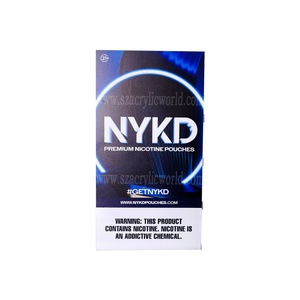 <b>Illuminated</b> Cigarette Dispenser With Logo nicotine pouches display stand acrylic snus display stand - Product Image 6