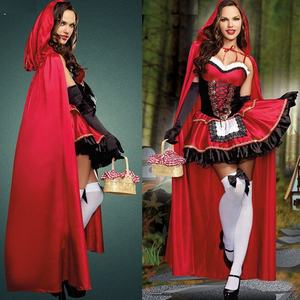 Costume de cosplay de la chasseuse au renard <span class=keywords><strong>rouge</strong></span> pour femmes Lisa Dreamgirl, costume de performance de mode d'Halloween pour adultes - Product Image 4