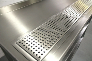 โต๊ะเสิร์ฟเครื่องดื่มสแตนเลส 4 ชั้น สำหรับร้านกาแฟ ร้านชานม และร้านอาหาร - Product Image 4