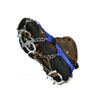 <span class=keywords><strong>Crampons</strong></span> antidérapants à 13 dents pour équipement de plein air, en silicone, en acier inoxydable, pour le camping, la randonnée et l'escalade sur glace. - Product Image 1