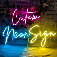 NO MOQ Multicolor Anime Neon Led Lights Sign Custom Indoor Neon Lights para Party Business bar Club Store Decoración de pared