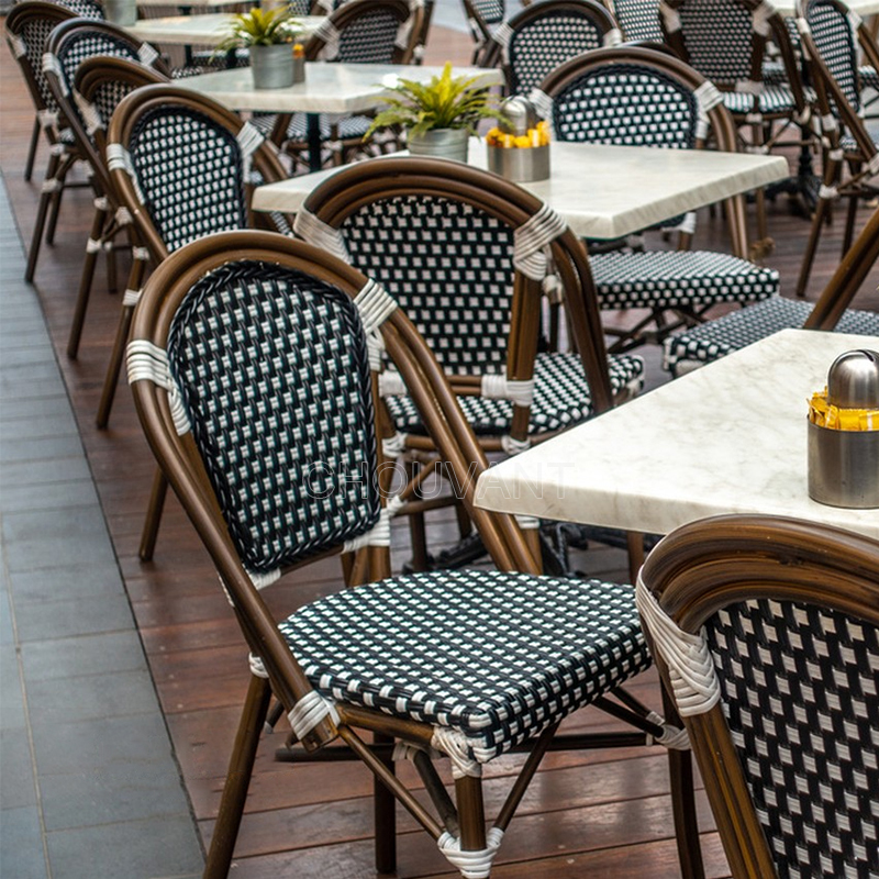 Patio Stackable French Furniture Sets Wicker