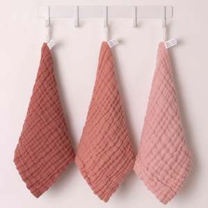 Soft Face <b>Cloths</b> for Newborn Absorbent <b>Muslin</b> <b>Baby</b> Washcloth Bath Wipes Burp <b>Cloths</b> Towels - Product Image 4