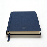 Carnet de notes personnalisable avec impression et estampage à chaud, agenda, journal, carnet d'affaires, couverture rigide en cuir