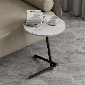 Side <strong>Table</strong> <strong>Marble</strong> Nordic Sofa Balcony Living Room Furniture Oak Coffee Bed <strong>Bedside</strong> Round Accent Gold Metal End Modern Side <strong>Table</strong> - Product Image 6