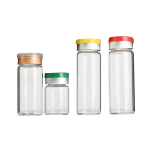 2ml 5ml 7ml 10ml 15ml 20ml 30ml rõ ràng hổ phách thủy tinh hình ống cao su vô trùng Stopper tiêm lọ cho Peptide - Product Image 3