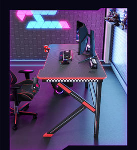 โต๊ะเกมมิ่งคอมพิวเตอร์ดีไซน์เรียบง่ายสำหรับเล่นเกมอีสปอร์ต ผลิตตามสั่งจากโรงงาน เหมาะสำหรับใช้ในบ้านหรือร้านอินเทอร์เน็ต - Product Image 4