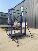 Hubarbeitsbühne 2M bis 12M Elektrisches Gerüst Mobile Scherenhebebühne Fernbedienung 220V 110V 380V mit Absturzsicherung 500kg