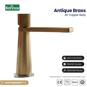 Brass Bathroom Faucet Wholesale Cold Hot Water <b>Basin</b> <b>Tap</b> High Quality Durable Classic Antique Retro <b>Single</b> Hole Deck Mounted - Product Image 1