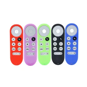 X402 Hot Selling Factory Price High Quality G9n9n Shockproof Protective Cover Google Tv 2022 Voice Remote Silicone Case