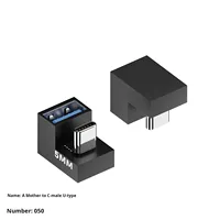 Adaptateur USB-C JILIAN à 180 degrés, convertisseur DC, Steam Deck, forme en U, transmission vidéo HD 4K 60Hz, matériau ABS 3.0/3.1