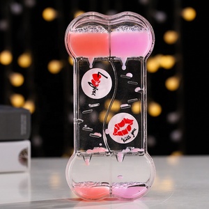 Sáng Tạo màu sữa hai màu Á hậu giọt dầu lỏng đồng hồ cát hẹn giờ đồ trang trí phim hoạt hình cát lún trang trí quà tặng trẻ em - Product Image 6