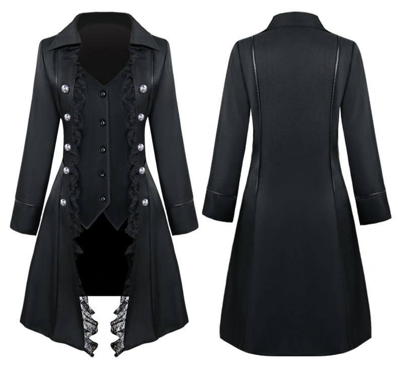 Robe en dentelle-Noir