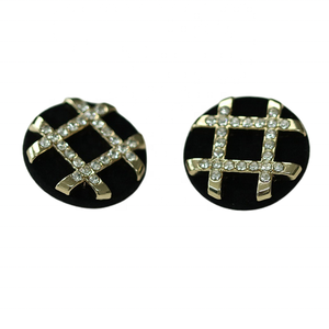 สวารอฟสกี้หินคริสตัลหรูหรา,ก้านตะปูติดกระดุมมุกฉลุลายเข็มเย็บผ้าเครื่องประดับโลหะสำหรับเสื้อโค้ท - Product Image 5