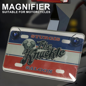 Cubierta para matrícula de motocicleta, protector transparente universal impermeable para matrícula de motocicleta - Product Image 2