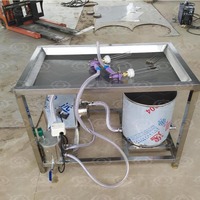 Injecteur manuel de marinade salée pour poulet QDMEMCH, en acier inoxydable, pour injection de viande