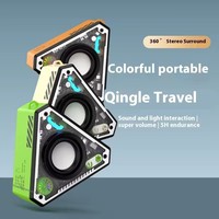 Nouveau Portable Mecha Style V2 Mini haut-parleur sans fil de bureau haut-parleur Bt créatif extérieur avec lumière rvb