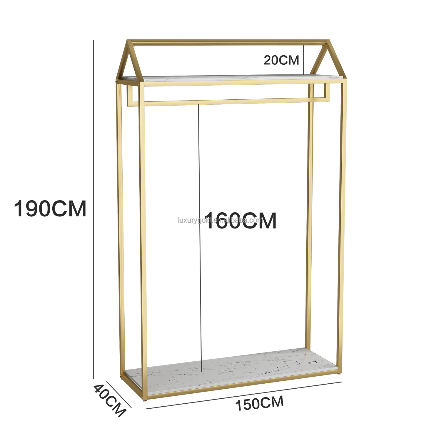 B:150*40*190CM