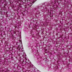 JC Crystal Großhandel Bulk 450g 3mm 4mm Glass amen perlen Factory Mix Farben Samen perlen für die Schmuck herstellung - Product Image 6