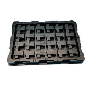 Plateau en plastique ESD antistatique haute capacité et durable avec conception réglable pour le stockage de cartes de circuits imprimés, pièces OEM personnalisables - Product Image 4