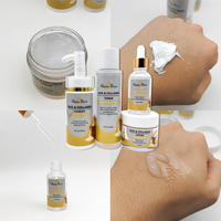 Ensemble de soins de la peau coréen au riz végétalien OEM, crème tonifiante au riz, sérum, soin de la peau pour peaux sèches