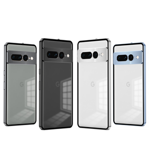 Funda de marco de parachoques de Metal magnético a presión elástica para Google <span class=keywords><strong>Pixel</strong></span> 10 9 Pro XL 8A 8 9 Pro <span class=keywords><strong>7</strong></span> 7A funda protectora de lente de PC esmerilada - Product Image 6
