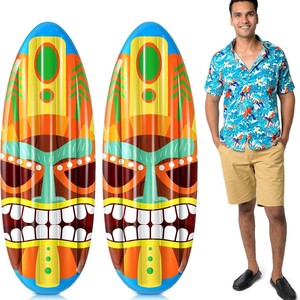 Flotador inflable para surf, 92 cm x 33 cm, estilo hawaiano, flotador de PVC para piscina, para niños y adultos, juegos acuáticos - Product Image 3