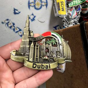 Imán de Refrigerador de Metal Esmaltado Retro, Personalizado, con Paisaje 3D, para Regalos y Recuerdos - Product Image 2