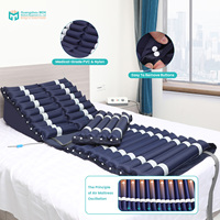 Colchón Médico Antiescaras de Presión Alterna con Sistema Tubular de Nylon y PVC, Celdas Desmontables y Bomba