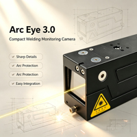 Kamera Pengelasan Robotik New Arc Eye 3.0 HDR Monitor Proses Pengelasan Industri Sensor Visi Laser Mesin Pengelasan Otomatis