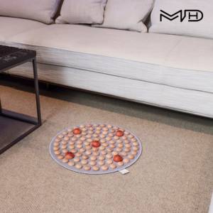 Ayak Akupresür Matı (48cm Çap) Taşınabilir Katlanabilir Geliştirilmiş Versiyon Sedanter Yaşlılar, Öğrenciler, Ofis Çalışanları için Mükemmel - Product Image 2