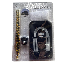 Ensemble cadeau d'accessoires islamiques traditionnels : Coran, tasbih, tapis de prière avec chapelet, tapis de prière Namaz, réveil