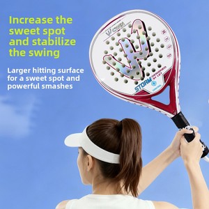 <span class=keywords><strong>Raquette</strong></span> <span class=keywords><strong>de</strong></span> <span class=keywords><strong>tennis</strong></span> personnalisable légère en fibre <span class=keywords><strong>de</strong></span> carbone pour femmes avec face <span class=keywords><strong>de</strong></span> 465x26cm et grip G2 pour le beach <span class=keywords><strong>tennis</strong></span> et le paddle <span class=keywords><strong>tennis</strong></span> - Product Image 5