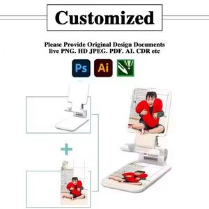 Wholesale Promotional Gifts Business Custom Logo Design Desk Foldable Phone <b>Holder</b> for Mobile Phones and <b>Tablets</b> - Product Image 3