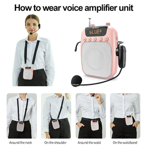 Hiệu Suất Cao S358 <span class=keywords><strong>10</strong></span> <span class=keywords><strong>Watts</strong></span> 290G Microphone Lớp Học Mic Và Loa Di Động Cá Nhân Khuếch Đại Cho Giáo Viên - Product Image 4