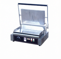 Grille-pain électrique professionnel en acier inoxydable Jieguan EG-812 certifié CE pour panini et sandwichs – Vente en gros