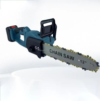Scie à chaîne sans fil 12 pouces Batterie rechargeable Batterie au lithium portable Tronçonneuse OEM TY Machine à couper les arbres Scie à bois 21V 300mm