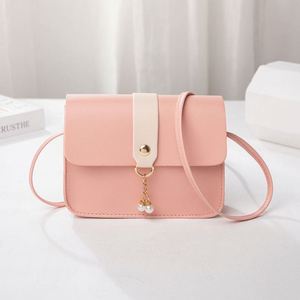 I-0352 New Sweet <b>Bags</b> Lady Pattern Color Matching <b>Crossbody</b> Ladies Mini <b>Bags</b> Leather Shoulder <b>Bag</b> - Product Image 5