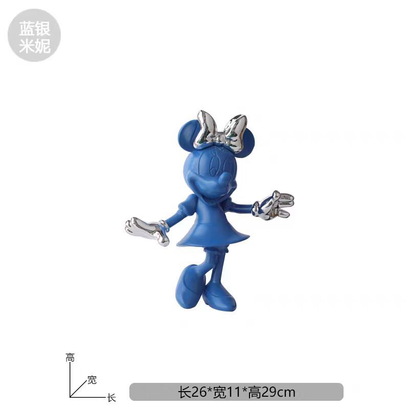 Minnie-argent bleu